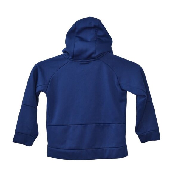 Nike Dri-Fit Hooded Sweatshirt Boys 5 6 S M Blue Hoodie - Picture 2 of 7